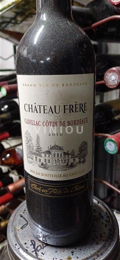 Bordeaux Cadillac-côtes-de-bordeaux Château Frère 2010