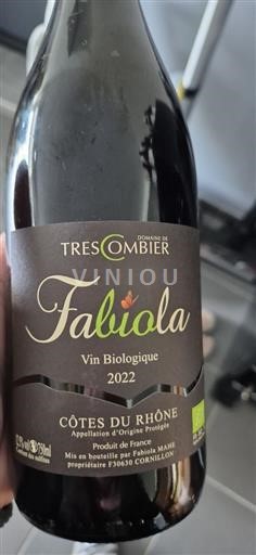 Valle del Rodano Côtes-du-Rhône Domaine Trescombier Fabiola 2022