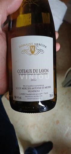 Loire-dalen Coteaux-du-layon Domaine Mercier 2022