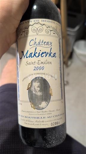 Bordéus Saint-Émilion Château Makievka 2000