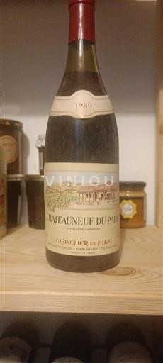 Rhônedalen Châteauneuf-du-Pape Clavelier et Fils 1980