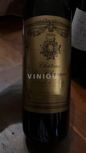 Bordeaux Lalande-de-pomerol Château Les Chaumes 2016