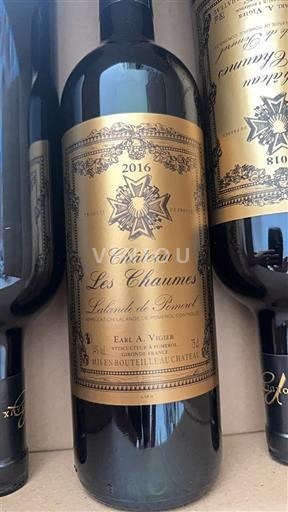 Bordeaux Lalande-de-Pomerol Château Les Chaumes 2016