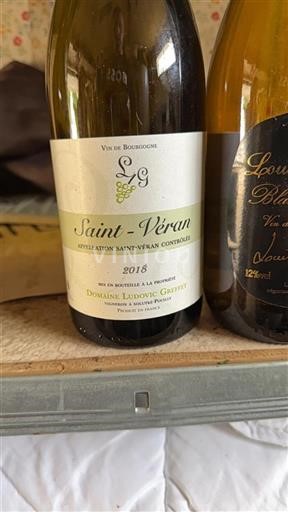 Burgundi Saint-Véran Domaine Ludovic Greffet 2018