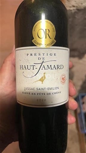 Bordeaux Lussac-Saint-Émilion Haut-Tamard Prestige 2020