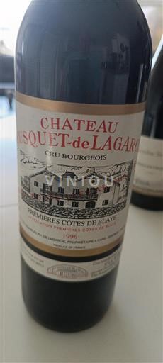 Bordeaux Niet gespecificeerd Château Crusquet de Lagarcie 1996