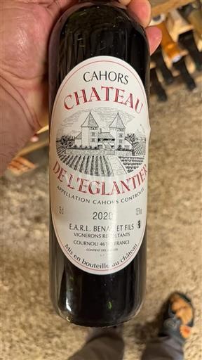 South West Cahors Château L'Églantier 2020