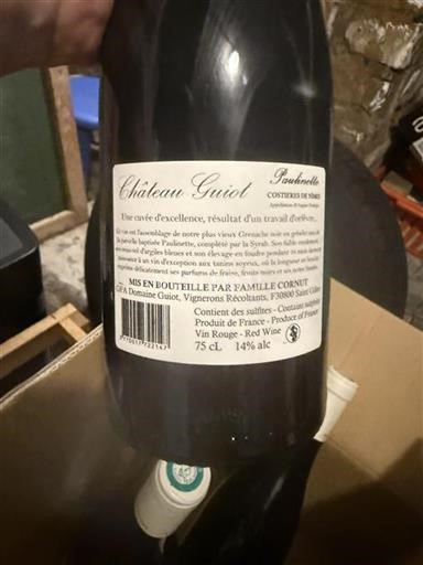Valle del Rodano Costières di Nîmes Château Guiot Pauline 2018