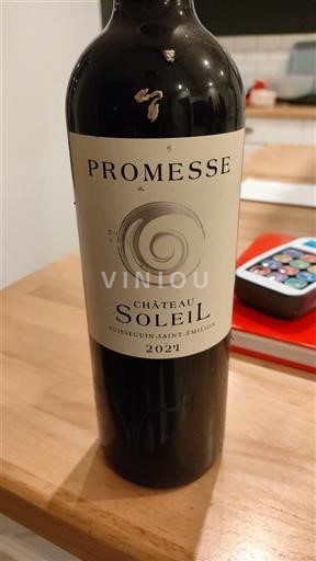 Bordéus Puisseguin-saint-émilion Château Soleil Promesse 2021