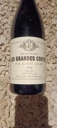 Languedoc Pic-saint-loup Domaine Les Grandes Costes 2018