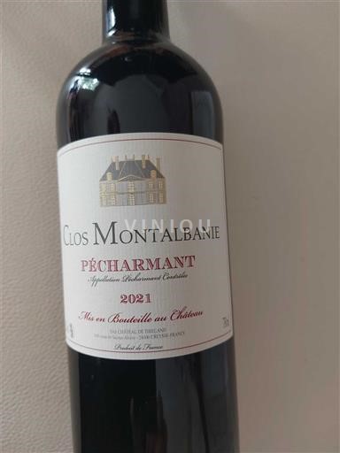 Sydvestfrankrig Pécharmant Clos Montalbanie 2021