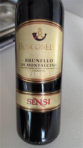 Tuscan Wines Brunello di Montalcino Sensi Boscoselvo 2018