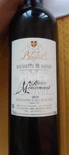 Savoyen und Bugey Roussette de Savoyen Domaine G&G Bouvet Altesse Monterminod 2019