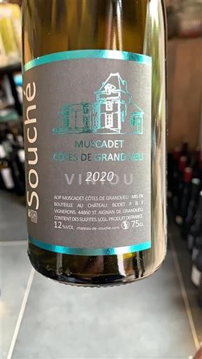 Loiredalen Muscadet-Côtes-de-Grand-Lieu Château Souche 2020