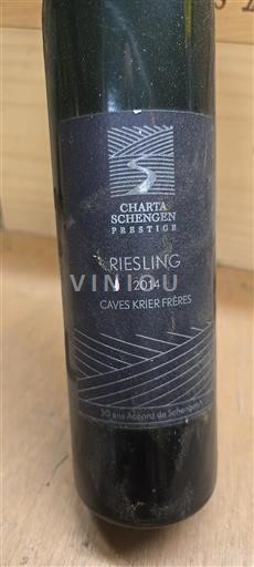 Moselle Luxembourg Schengen Caves Krier Frères Charta Schengen Prestige Riesling 2014