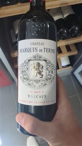 Bordeaux Margaux Grand Cru Château Marquis de Terme 2017