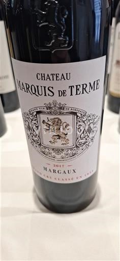 Bordeaux Margaux Grand Cru Château Marquis de Terme 2017