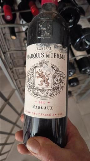 Burdeos Margaux Grand Cru Château Marquis de Terme 2017
