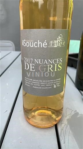 Dolina Loare Domaine Souché Nuances de Gris 2017