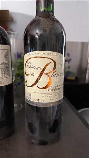Burdeos Bordeaux superior Château Blassan 2011