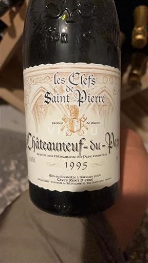Rhônedalen Châteauneuf-du-Pape Caves Saint Pierre Les Clefs de Saint Pierre 1995