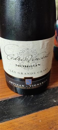 Beaujolais Morgon Cédric Vincent Les Grands Cras 2021