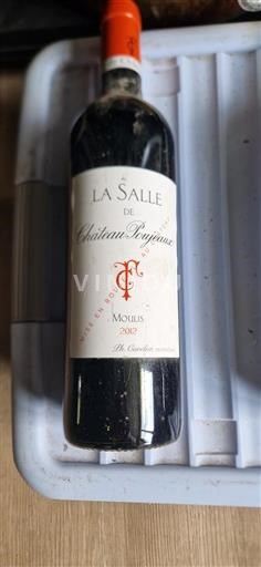 Bordeaux Ospecificerad Château Poujeaux La Salle 2012