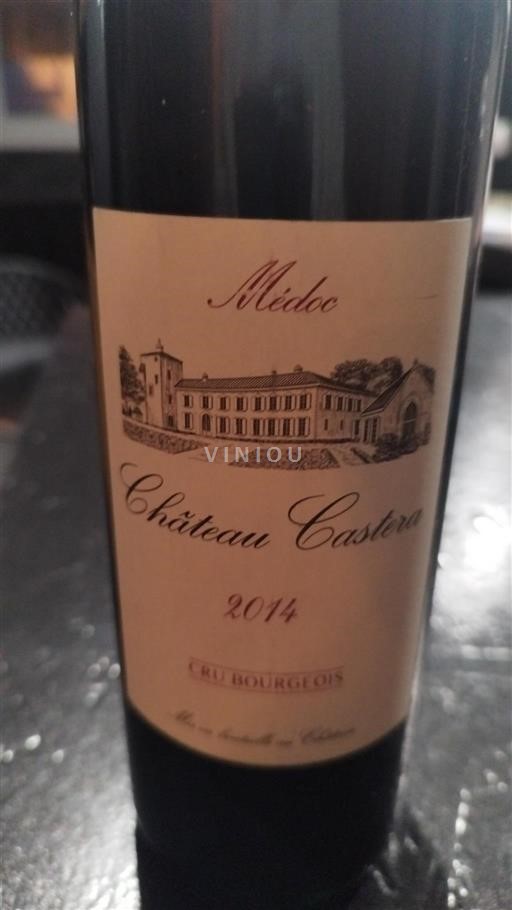 Bordeaux Médoc Cru Bourgeois Château Castera 2014