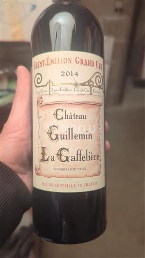 Bordoja Saint-Émilion Grand Cru Grand Cru Château Guillemin La Gaffelière 2014