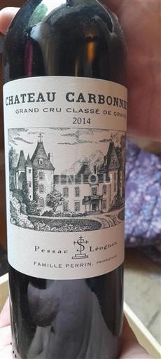 Burdeos Pessac-Léognan Grand Cru Château Carbonnieux 2014