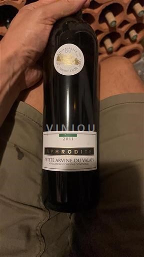 Vin Blanc sec Aphrodite Mont Or 2011 Suisse Valais AOC