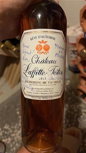 Sudoeste Pacherenc-du-vic-bilh Château Laffitte-Teston Rêve d'Automne 2013