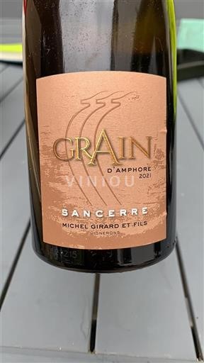 Vin Blanc sec Grain d'Amphore Domaine Michel Girard et Fils 2021 France Vallée de la Loire Sancerre AOC