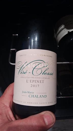 Borgogna Viré-clessé Jean-Marie Chaland L'Épinet 2017