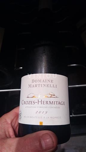 Rhône-dalen Crozes-Hermitage Domaine Martinelli 2019
