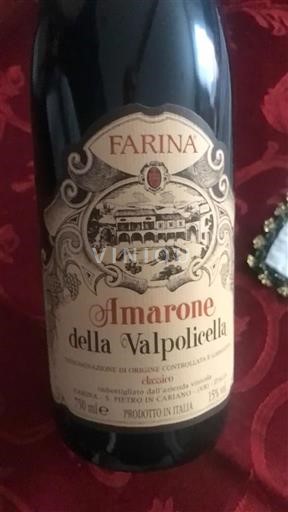 Vénétie Amarone della Valpolicella Farina Không niên vụ