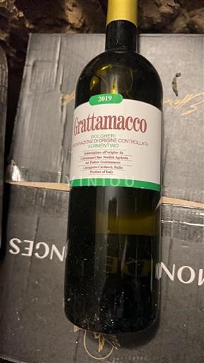 Toskánsko Bolgheri Podere Grattamacco Vermentino 2019