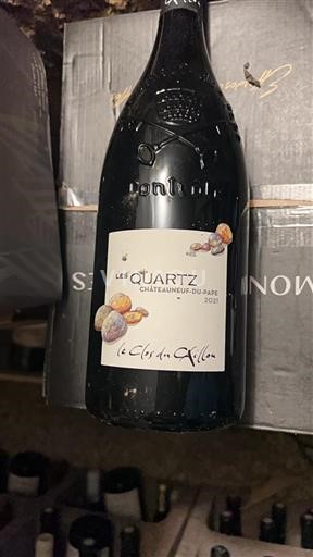 Vin Rouge sec Les Quartz Le Clos du Caillou 2021 France Vallée du Rhône Châteauneuf-du-pape AOC