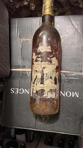 Burdeos Sauternes Premier Cru La Tour Blanche 1969