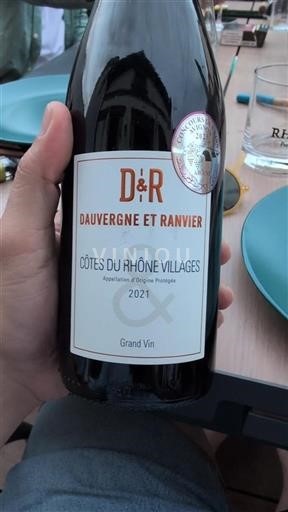 Vallée du Rhône Côtes-du-rhône-villages Dauvergne et Ranvier 2021