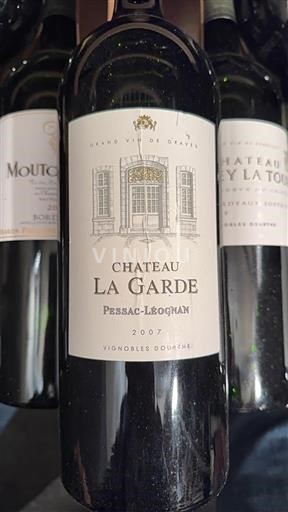 Bordeaux Pessac-Léognan Château La Garde 2007