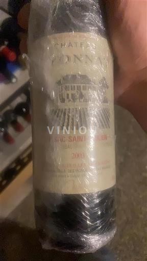 Bordeaux Lussac-Saint-Émilion Château Yonnet 2003