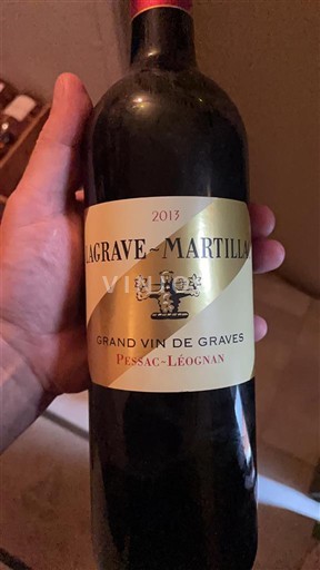 Bordeaux Pessac-Léognan Lagrave-Martillac 2013