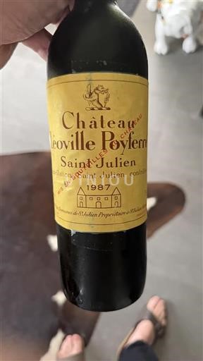 Bordéus Saint-Julien Grand Cru Léoville Poyferré 1987