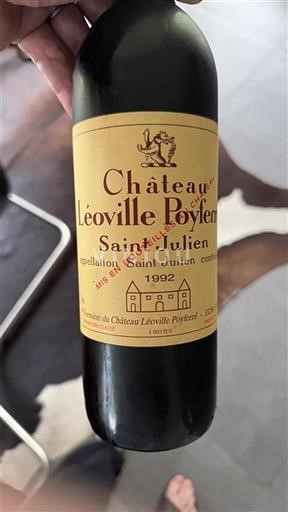 Bordéus Saint-Julien Grand Cru Léoville Poyferré 1992