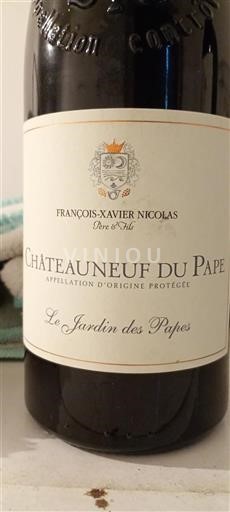 Rhônedalen Châteauneuf-du-Pape François-Xavier Nicolas Le Jardin des Papes 2020