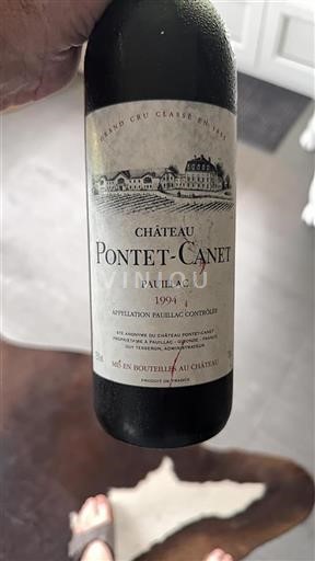 Burdeos Pauillac Grand Cru Pontet-Canet 1994