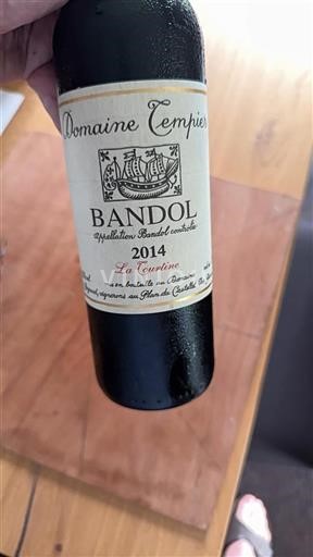 Provence Bandol Domaine Tempier La Courtine 2014