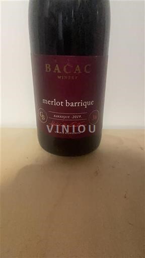 Istria Määrittelemätön Bacac Winery Merlot Barrique 2019
