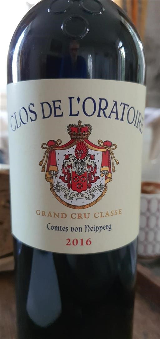 Bordeaux Saint-Émilion Grand Cru Clos de l'Oratoire 2016